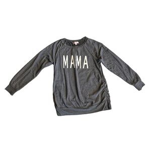 {Feathers Maternity} "MAMA" Long Sleeve Comfortable Sweat Shirt